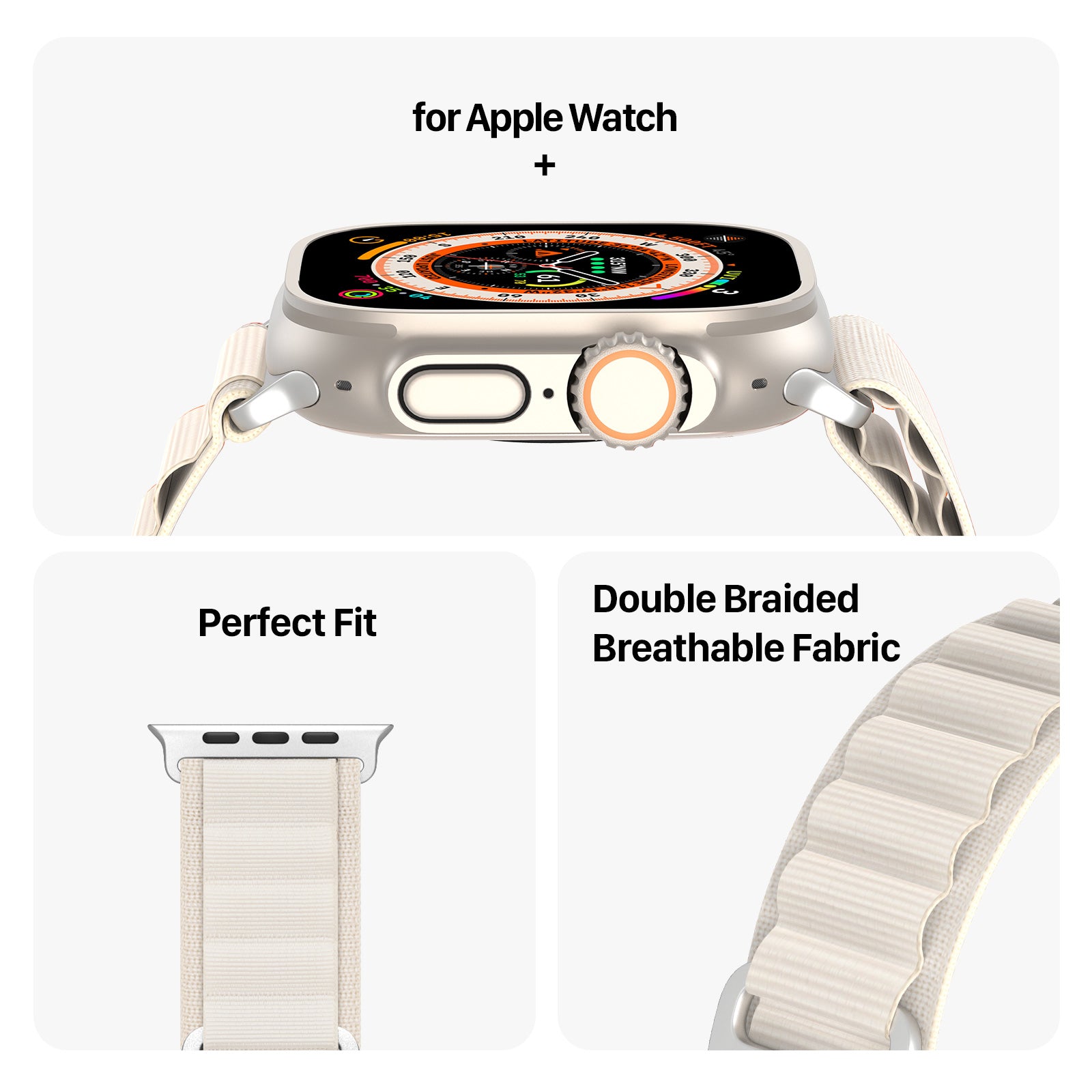 DUX DUCIS GS Series for Apple Watch Series 9 8 7 41mm 6 5 4 SE (2022) SE (2023) SE 40mm 3 2 1 38mm Polyester Watch Strap Replace Wrist Band DUX DUCIS GS Series for Apple Watch Series 9 8 7 41mm 6 5 4 SE (2022) SE (2023) SE 40mm 3 2 1 38mm Polyester Watch Strap Replace Wrist Band